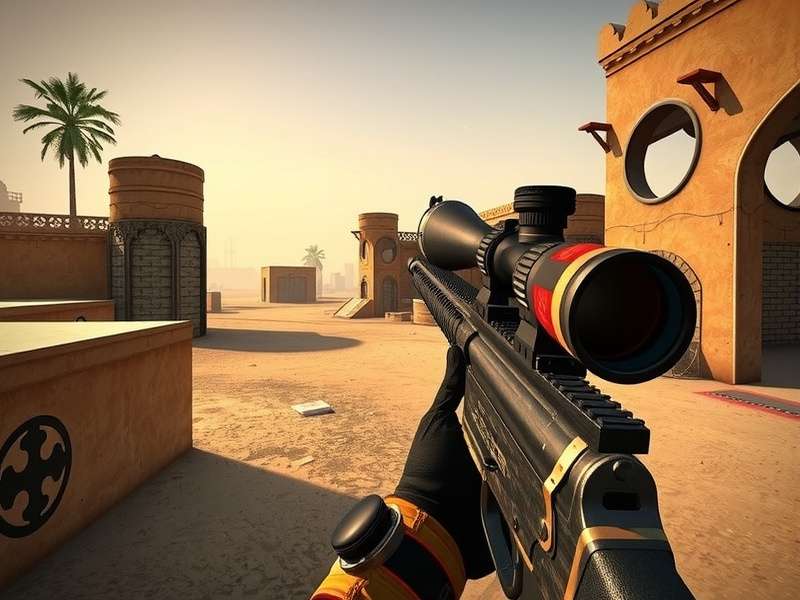 Weapon customization in Desert Sniper India Mission
